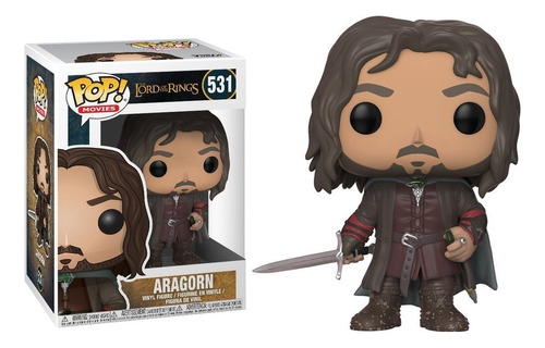 Funko Pop Aragorn #531 Lord Of The Rings Senhor Dos Aneis