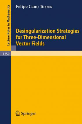 Libro Desingularization Strategies Of Three-dimensional V...
