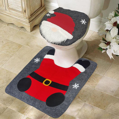 Fundas Para Asientos De Inodoro Navideñas Linda Funda Para A