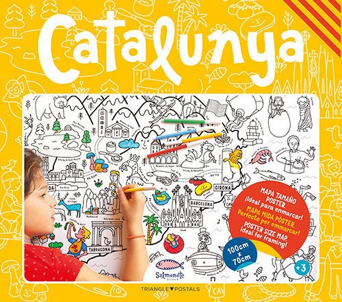 Libro Catalunya, Mapa Para Colorear - Varios Autores