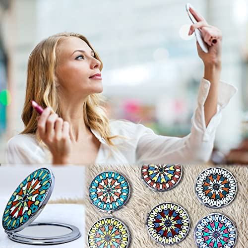 Espejo De Maquillaje De Viaje Compacto Con Aumento - Espejos