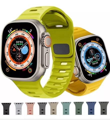 Pulso Manilla Deportiva Para Apple Watch Ultra 42 44 45 49mm