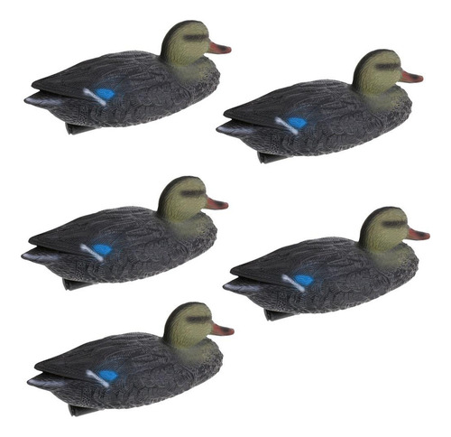 5 Unids / Pack Mallard Duck Hunting Decoy Jardín Patio