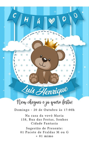 Invitación Baby Shower Tarjeta Digital Cumpleaños