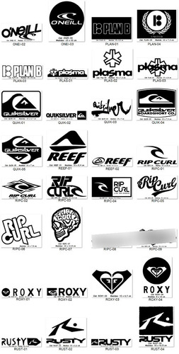 Adesivo Marca Surf Skate Independent New Skate Spitfire Nike