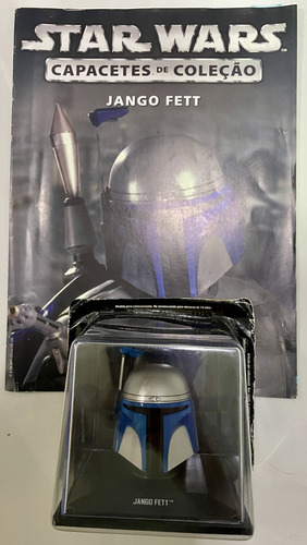 Capacete Star Wars Jango Fett Miniatura Deagostini