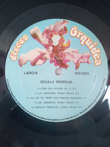 Disco Lp Iguala Tropical Cumbia Mexicano 80' (Usado)