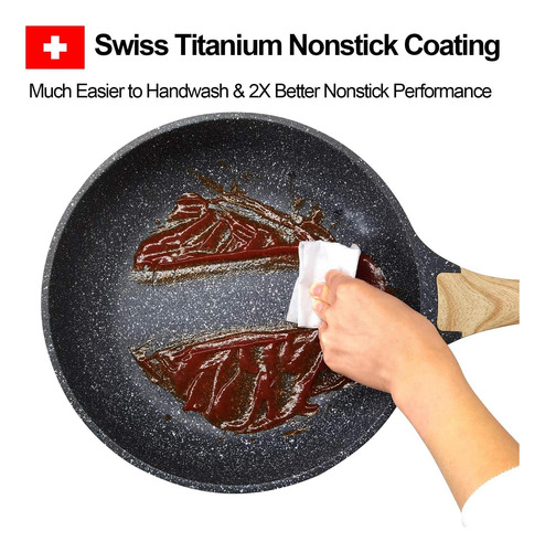 Motase Sartén Antiadherente De 20 Cm Ideal Para Huevos