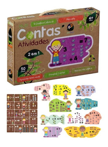 Multi Contas Quebra - Cabeça E Memória Bate Bumbo