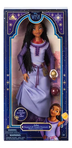 Muñeca Cantante Asha Oficial De Disney Store - Wish - 11 Pul
