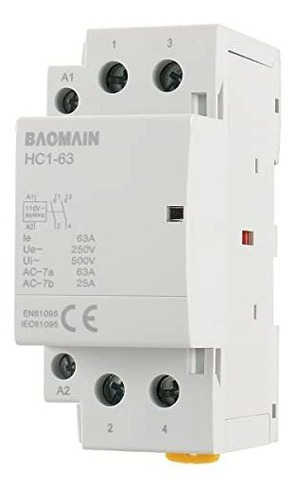 Baomain Contactor De La Ca 110v 63a 2 Hc1-63 Circuito De Con