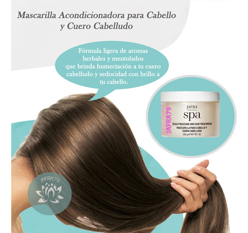 Mascarilla Para Cabello Maltratado Cuero Cabelludo Jafra Spa