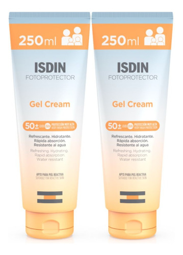 Duo Isdin Fotoprotector Gel Cream Spf50 250ml