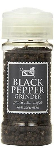 Badia Spices Inc Pimienta Negra, Amoladora, 2.25 Onza (paque