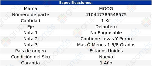 Kit Ajuste Caster/camber Del Ford Explorer Sport 01 Moog