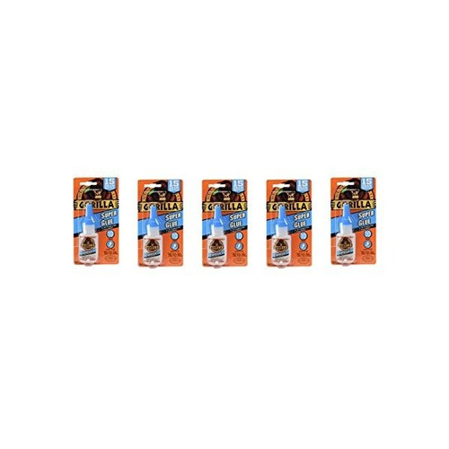 Gorila 7805001-6 Super Glue (6 Pack), 15 G