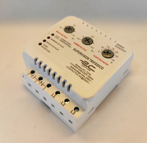 Protector Supervisor De Voltaje Trifásico 220v Ec Controls