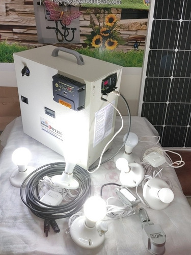 Planta Solar Fv-300 Fuente Onda Pura Tv Regulador Panel Mppt