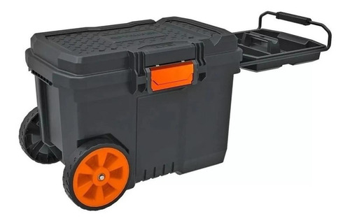 Imagen 2 de 4 de Caja de herramientas Truper CHP-23R de plástico con ruedas 39cm x 58cm x 43cm negra