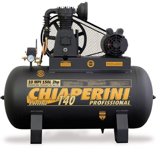Compressor De Ar M.pressão Mono 2hp 150l 000768 Chiaperini