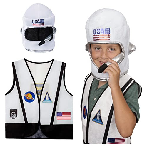 Disfraz De Astronauta Tigerdoe Para Niños - Casco Y Chaleco 