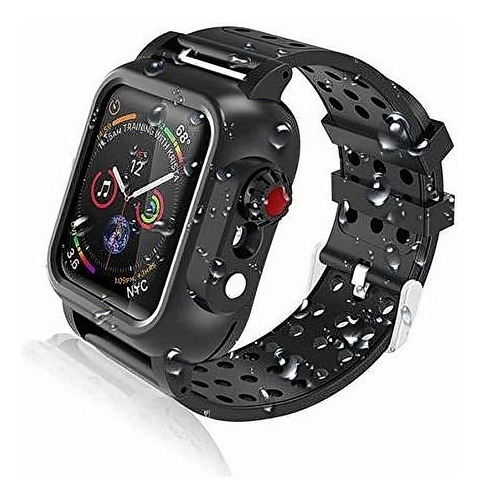 Funda Protector Impermeable Para Apple Watch 44mm Serie 5 4