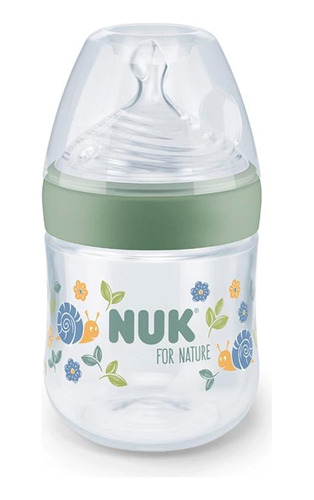 Mamadera Nuk 150ml For Nature Flujo S Verde Mate