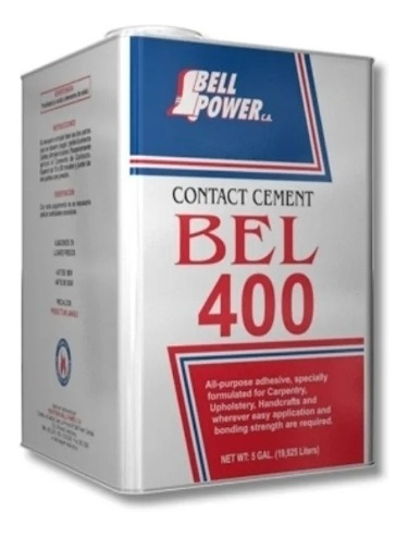 Pega Amarilla Bell Power 400 Cuñete 19 Litros Maderacentro