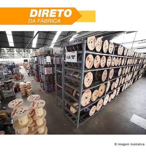 Cabo Pp 3x1,5mm 1,5mm Rolo 15m Metros Fio Elétrico C Inmetro