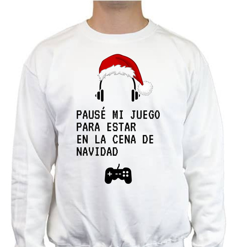 Sudadera Gamer Para Navidad - Ugly Sweater - Santa Claus