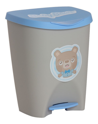 Lixeira Infantil Com Pedal 7,5l Linha Baby Meninos Meninas