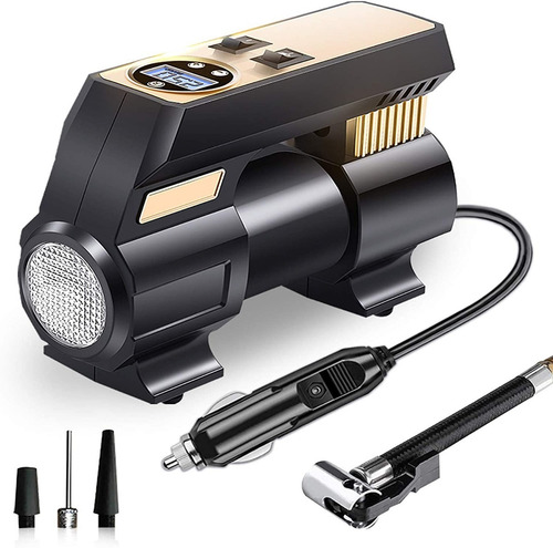 Imagen 2 de 4 de Compresor De Aire Digital Con Luz