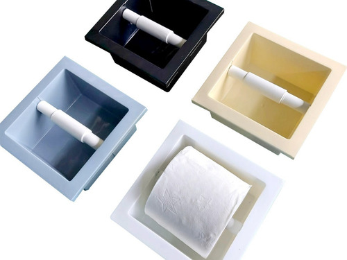 Imagem 3 de 3 de Nicho Porta Papel Higiênico/papeleira Embutir Banheiro 17x17