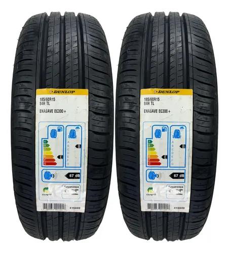 Kit 4 Pneus Dunlop 185/60r15 84h Enasave Ec300 Original | MercadoLivre