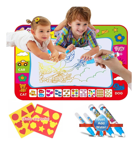 Tapete Estera De Dibujo Agua Tablero Mágico Doodle Mat - Xl