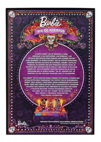 Barbie Día De Muertos 2021 Mattel