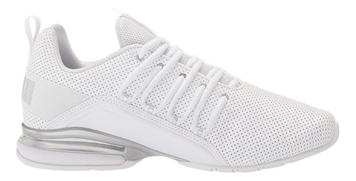 Tenis Puma Axelion Perft Blanco / Gris Wide 100% Original 