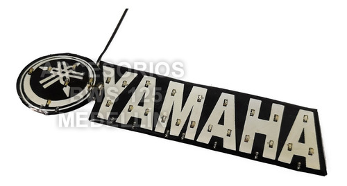 Calcomania Logo Yamaha En Resina E Iluminación Led $ 24