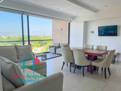 Cad Altamar Victory 402. ¡confort Y Estilo En Acapulco Diamante! Departamento Con Terraza Y Vista A Las Áreas Comunes