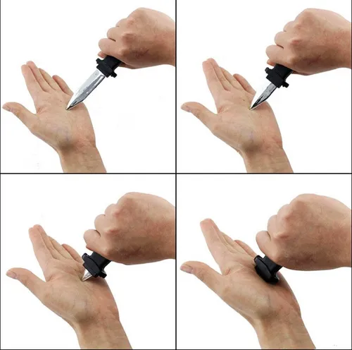 Halloween Cuchillo Retractil Disfraz Party Fiesta Dia Muerto