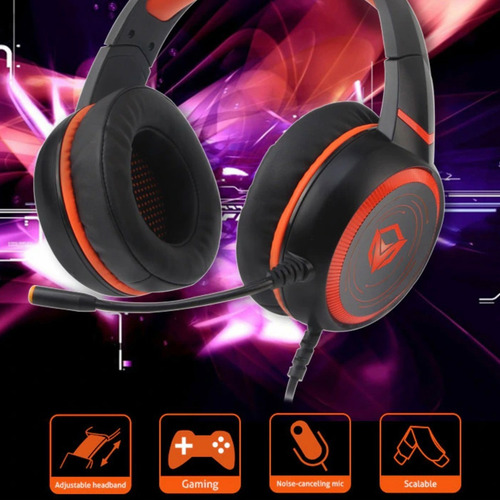 Imagen 11 de 12 de Audifonos Gamer Con Cable Hp030 Sonido Envolvente Meetion