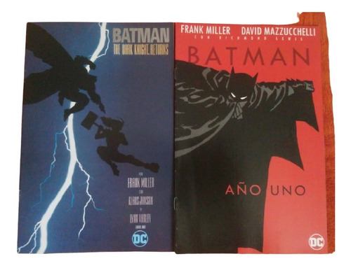 Dc Comics Batman The Dark Knight Returns Libro Uno + Año Uno