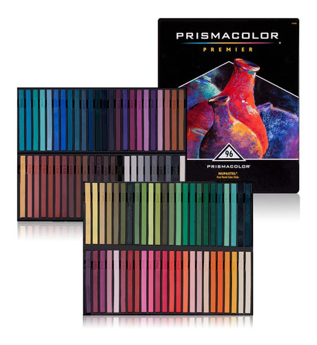 Barras Pastel Seco Nupastel Prismacolor Premier Set 96 Color Multicolor