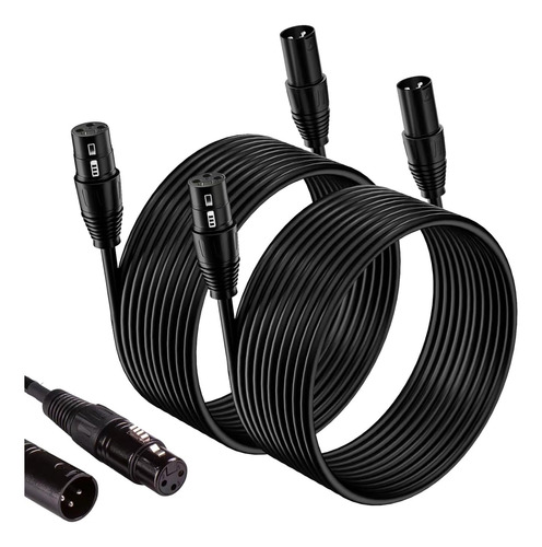 Cable Xlr 25 Pies Cable Mic Xlr Cable Altavoz Xlr 3 Pines Ca