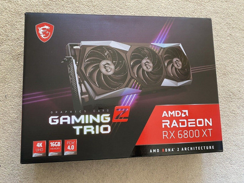 Imagen 1 de 4 de Msi Radeon Rx 6800 Xt Gaming X Trio