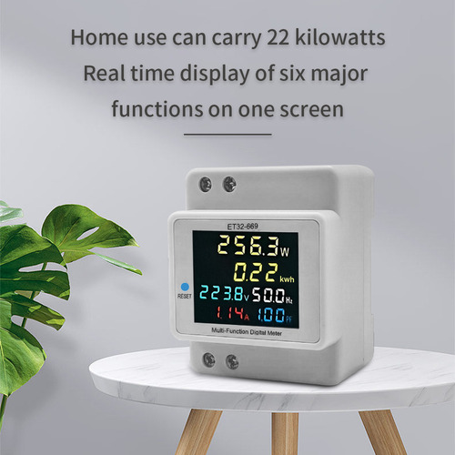 Single Phase Electricity Meter Digital Energy Household