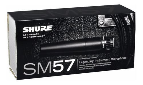 Micrófono Shure Sm57 Profesional Original Para Instrumentos