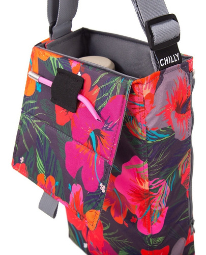 Imagen 8 de 10 de Bolso Matero Desplegable Diseño Hibiscus Chilly