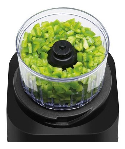 Imagen 4 de 4 de Picadora 123 Negra Moulinex Ad601858 Negro 300 Ml