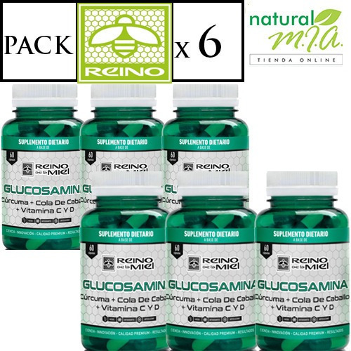 Glucosamina Reino - Pack X 6- Articulaciones Músculos Huesos
